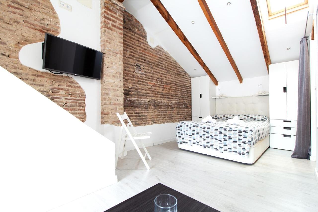 Estudio Para Parejas Con Terraza En La Playa Valencia Buitenkant foto