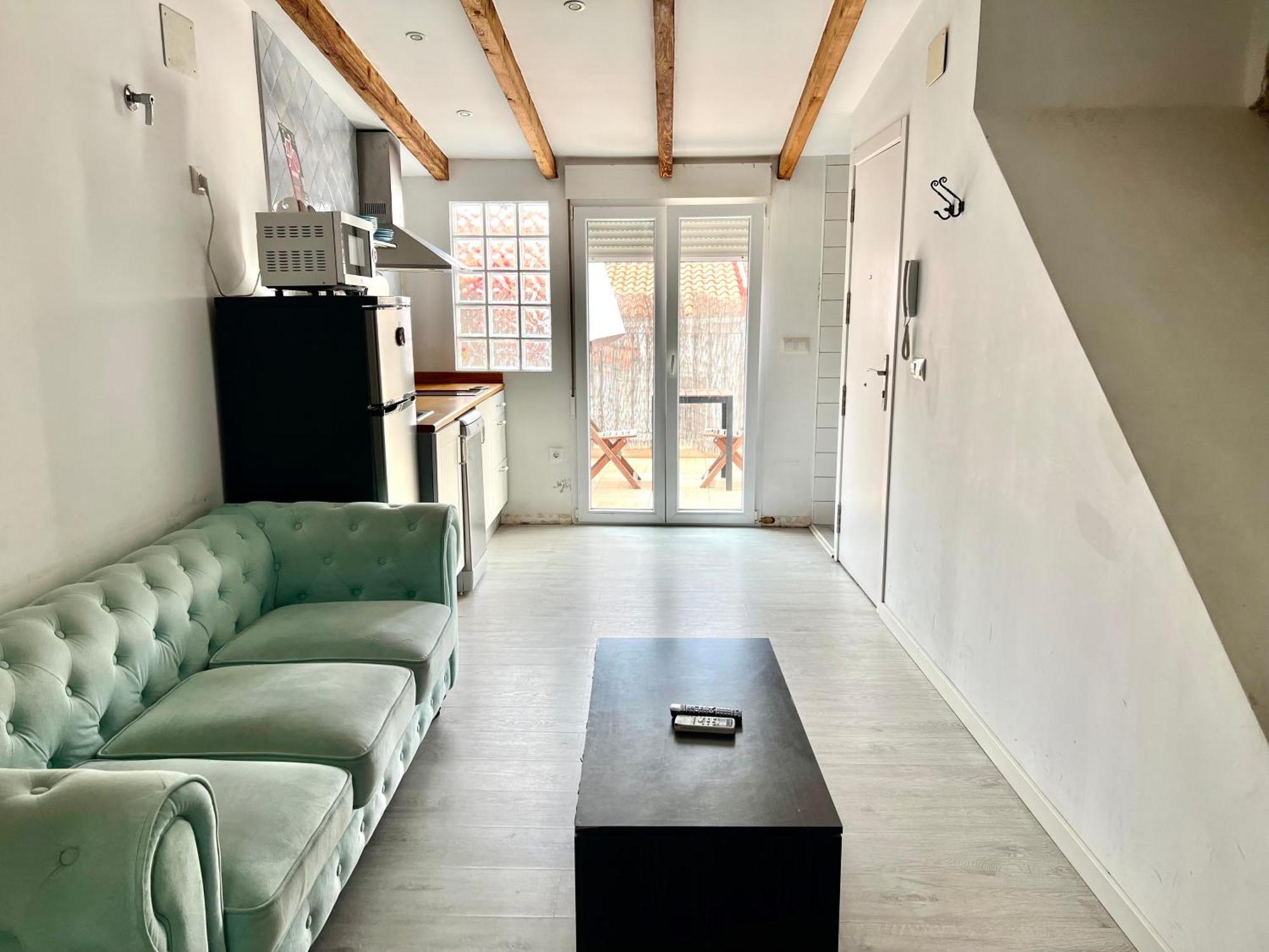 Estudio Para Parejas Con Terraza En La Playa Valencia Buitenkant foto